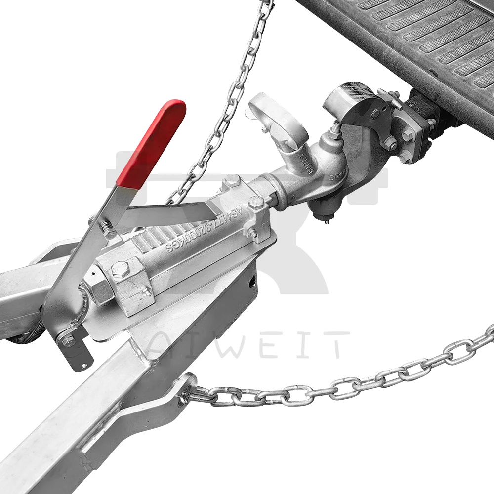 heavy duty hydraulic removable skip bin cage tipper trailer