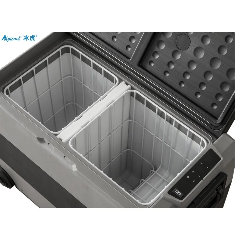 Компрессор Alpicool T60 DC портативный Двухзонный холодильник для кемпинга морозильная камера рыбалки дороги поездок пляжного автомобиля
