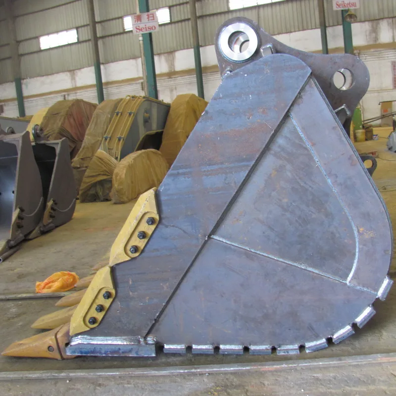 Earthmoving machinery parts ISO-certified OEM ODM Customized stone shovel trengthen Excavator Attachment Rock Bucket