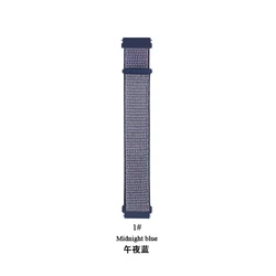 40 Colors for Samsung Galaxy Nylon Strap 22 mm Smart Watch 20 mm Garmin amazfit for Huawei gt2 pro nylon loopback strap