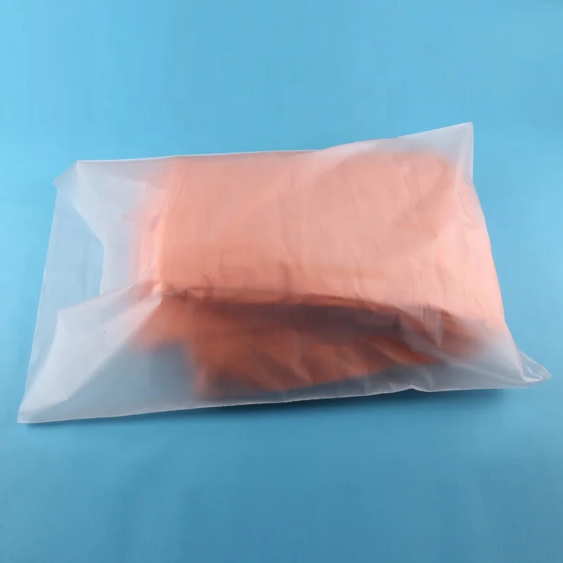 custom plastic eva frosted clothing packaging zipper bag with trim cloth transparent cosmetic zip lock pouch bags for garment