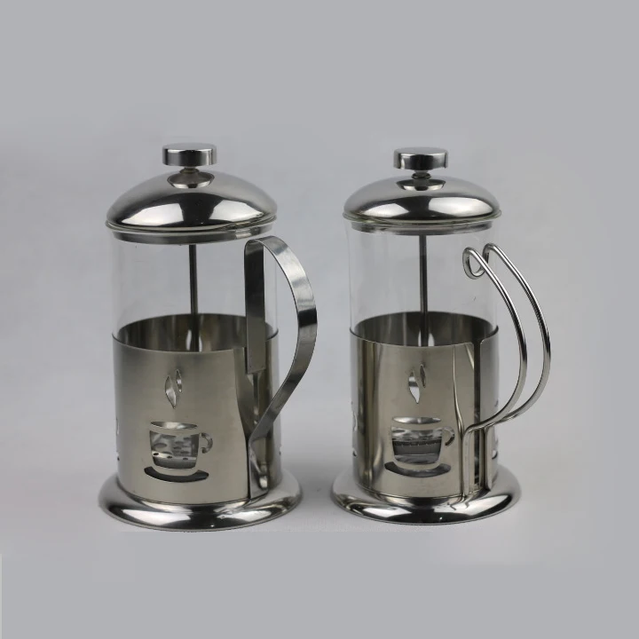 French Press Coffee Brewer Coffee Pot Coffee Maker Kettle 600 ML Stainless Steel Thermos Barista Tools