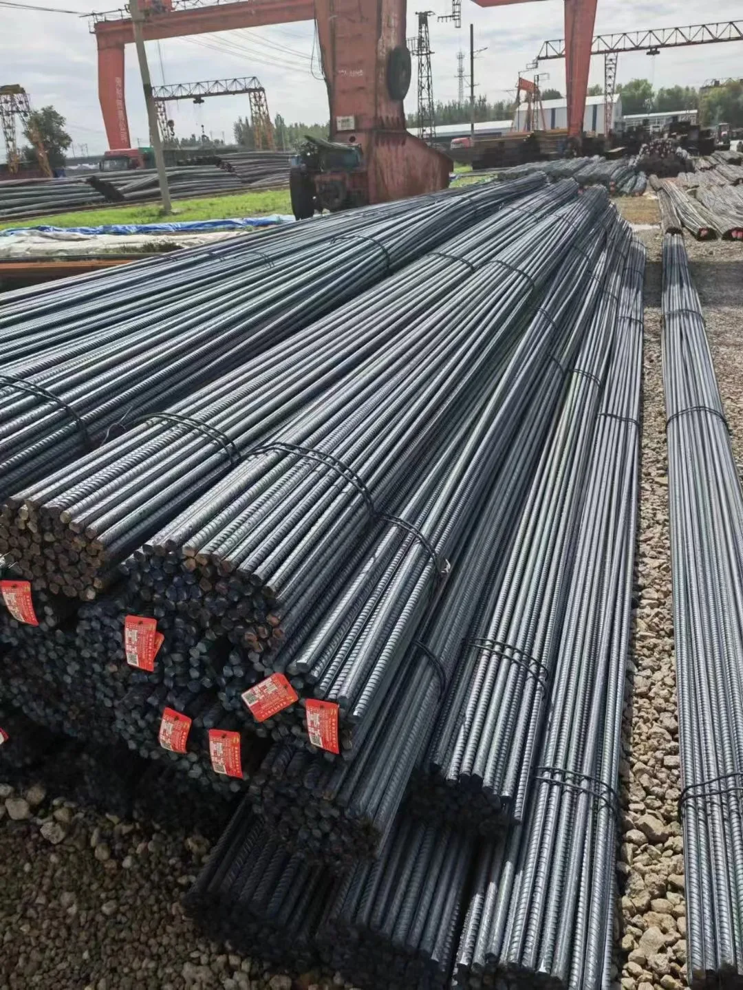 Rebar 16 20 25mm HRB335 HRB400 HRB500 BS460 ASTM A615 GR 60 hot rolled deformed steel bar Concrete Iron Rod