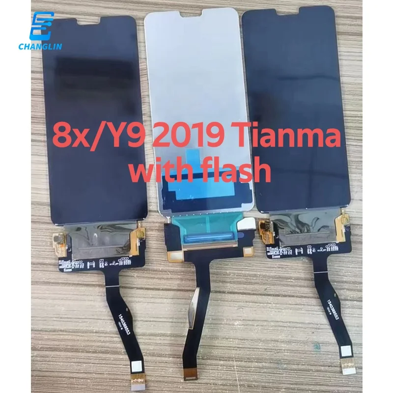 Factory wholesale lcd pantallas de celulares original phone glass panel 8X Tianma max for huawei honor X8 display