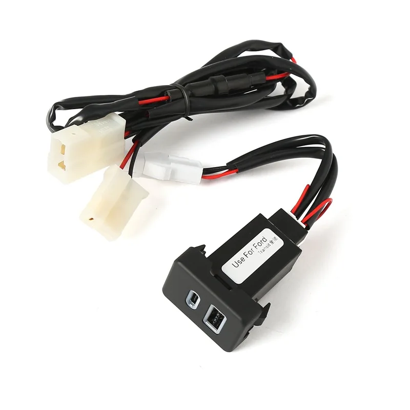 Newest PD+QC3.0  With light Charging switch For ford