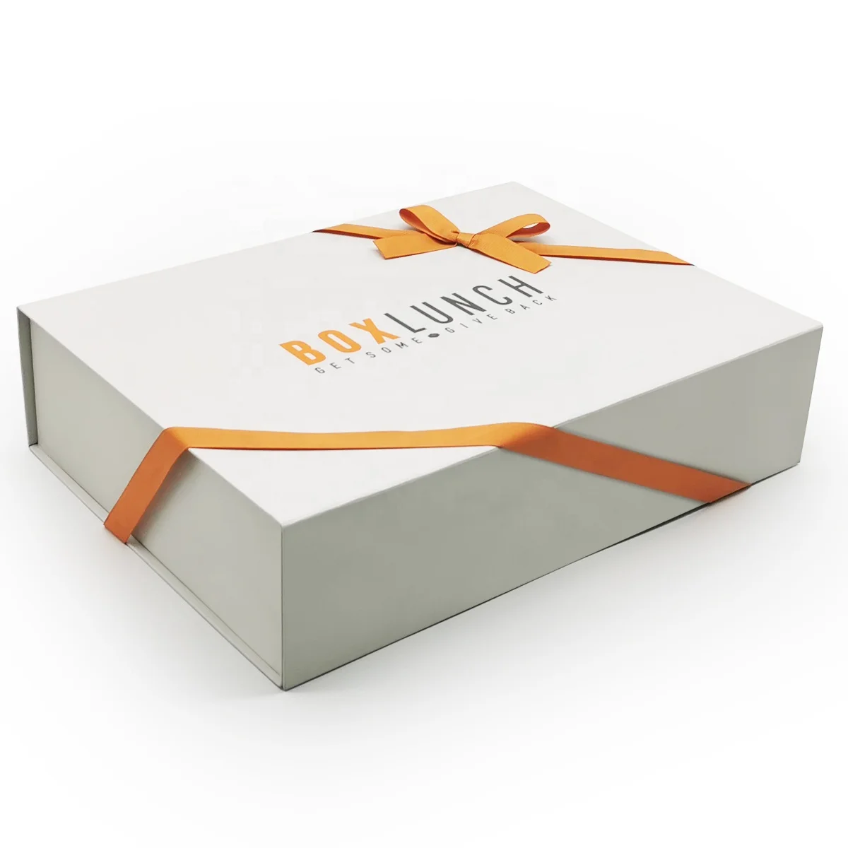 Wholesale Customized Boutique Candy Chocolate Gift Box Lid and Bottom Paper Box With Ribbon For Gift Packing