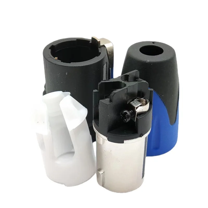 Speakon NL4FC Metal Copper Core Speaker Cable Connectors Speakon Audio XLR Connector for Loudspeakers