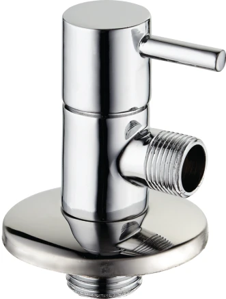 European design brass triangle valve with cross handle