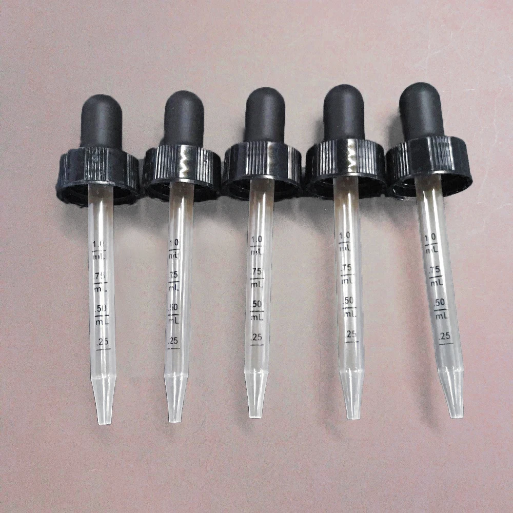 Washable Silicone Medicine Pipettes   Oil Dropper Bottle Rubber Dropper Plastic Pipette White Dropper For Kids