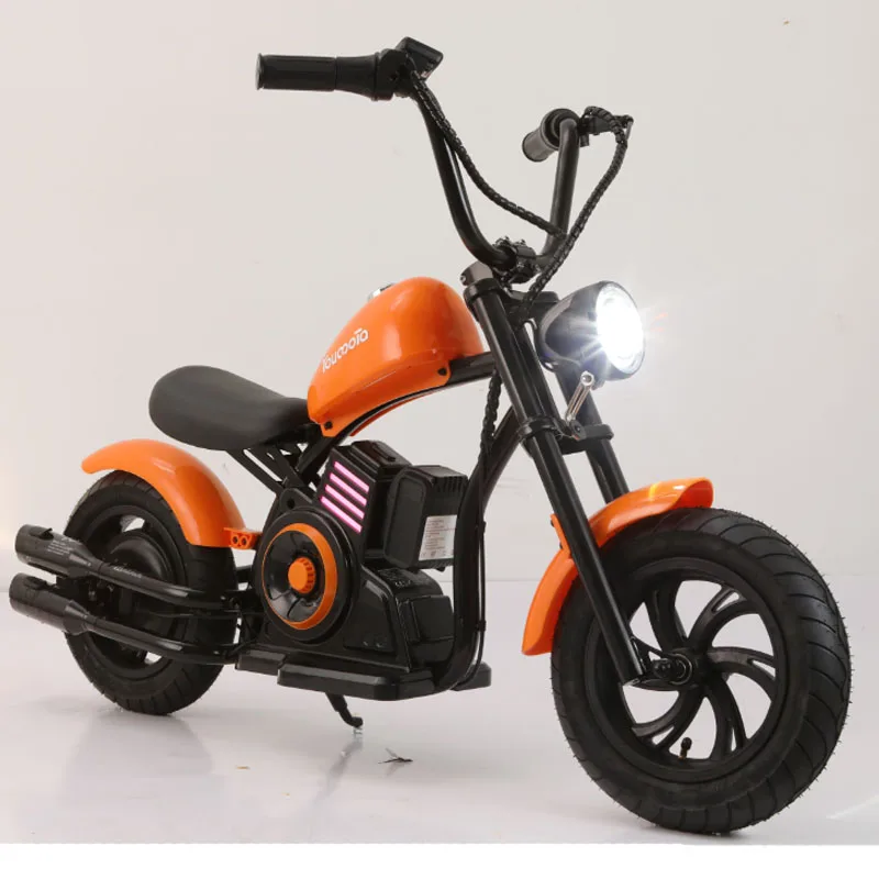 OEM Brand Youmota Tri-Speed Motor Electric Motorcycle for Kids Electric Balance bike 12 Inch Two Wheels Small Chopper Motorbike