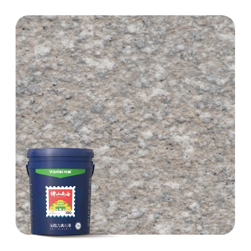 Wanlei Most Popular Coarse Stone Texture Finish Spray Paint Natural Stone Sand Wall Paint