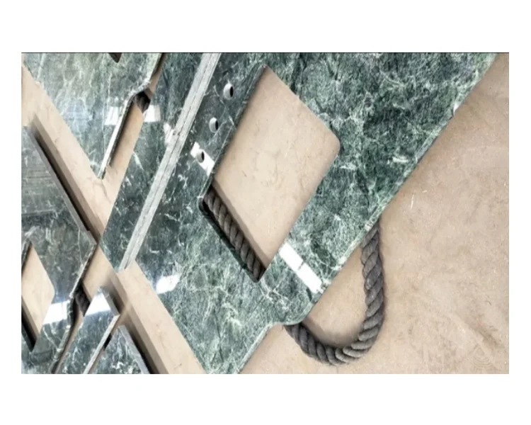 Custom Luxury Emerald Quartzite Vanity Top Modern Green Stone Countertop for Kitchen and Bathroom Natural Table Top Material