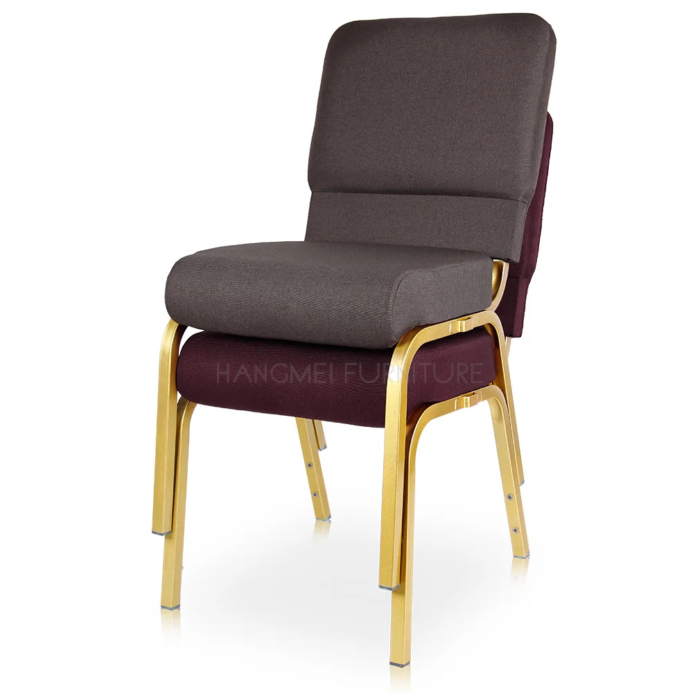 Direct European Church Chair Modern Metal Iron Design for Theater Auditorium Cinema Hall School