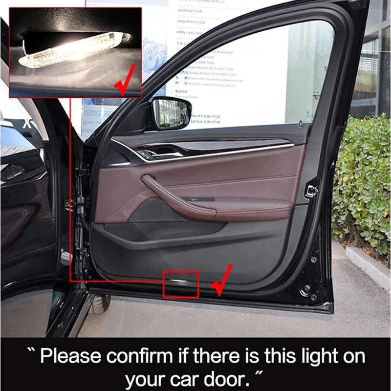 Car Door Light Led Logo For Bmw 4 5 7 Series X1 X5 Z8 528i E39 E53 E52 E70 E71 E72 F56 F30 M M5 Ghost Shadow Welcome Lamp