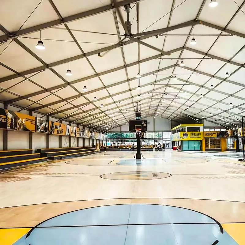 PVC-coated large outdoor aluminium sports stadium tent Tennis court basketball court football field