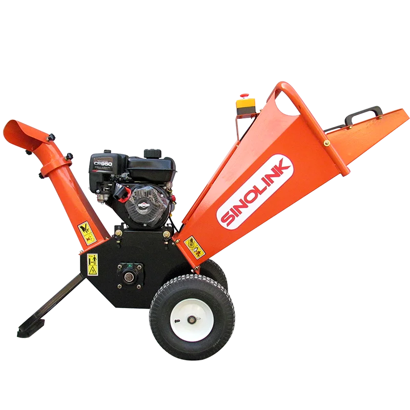 Sinolink 6.5hp 212cc Gasoline Engine Mini Firewood Chipper Wood Tree Branch Chipper