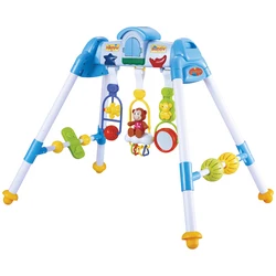 Activity Music Fitness Rack Safe Plastic Hanging Animal Toy Baby Play Gym