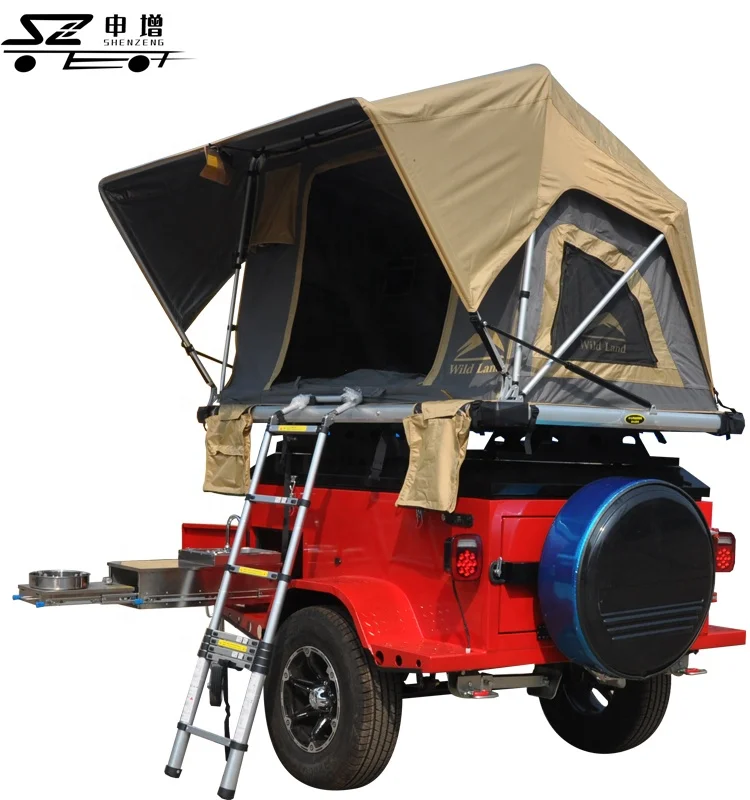 Small of Road Car Trailer Camper Travel With Kitchen