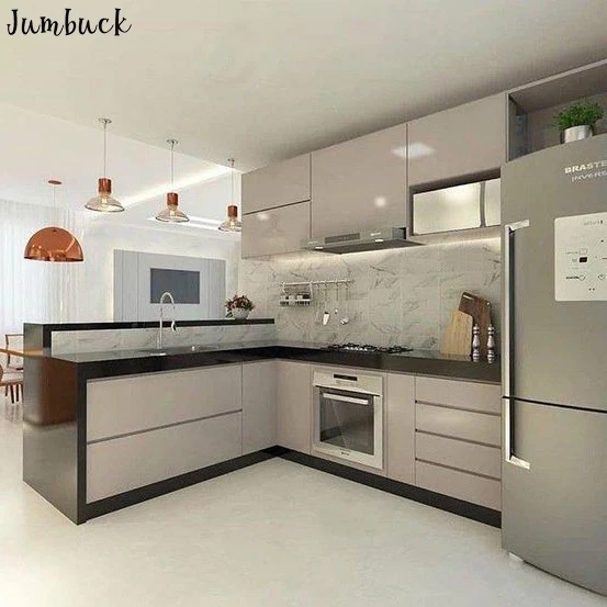 
Flat pack European kitchen furniture by China manufacture 