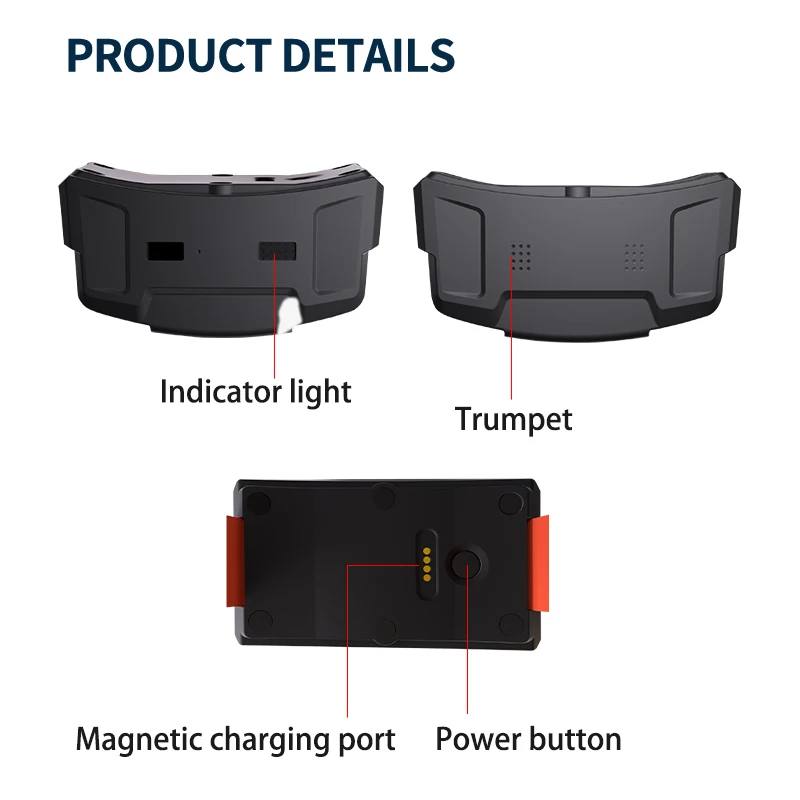 AHGUEP Brand Extra Waterproof Dog GPS Tracker Collar Training Function 4G Network AGPS GSM Beidou Hunting IP67 GPRS Positioning