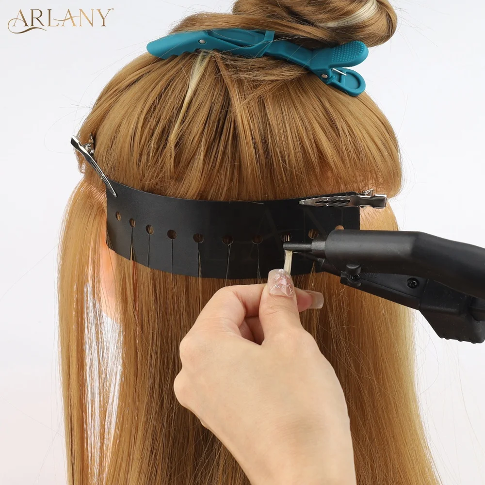 ARLANY Keratin Hair Extension Heat Protector Shields Guards For Working With Fusion Hair Extensions Shield Bonding Tools