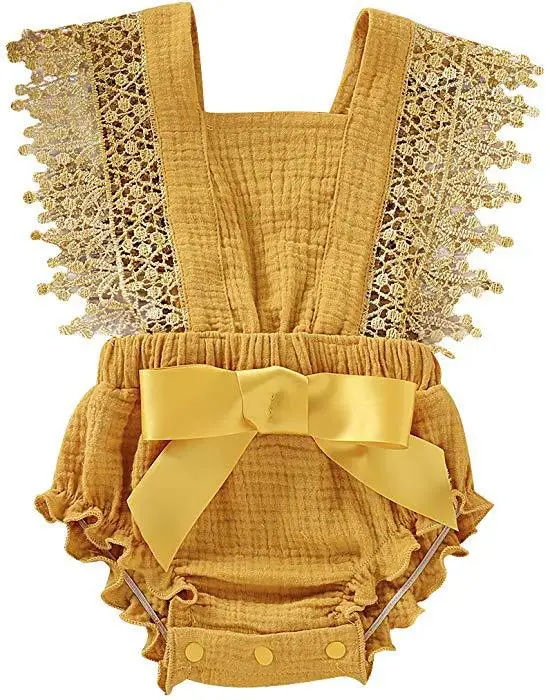 
Baby Spring And summer new European American Baby Wear Baby Girls Newborn Fashion Rompers 