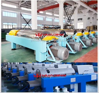 Steel plant supporting coking plant coal tar treatment three-phase decanter centrifuge