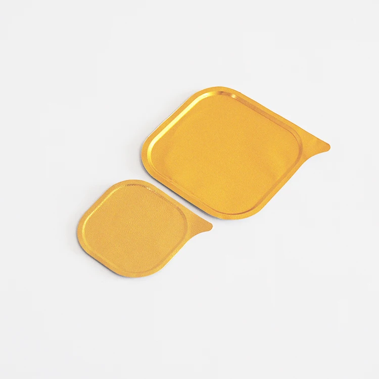 Рельефная алюминиевая легко снимающаяся крышка из фольги для упаковки пищевых контейнеров