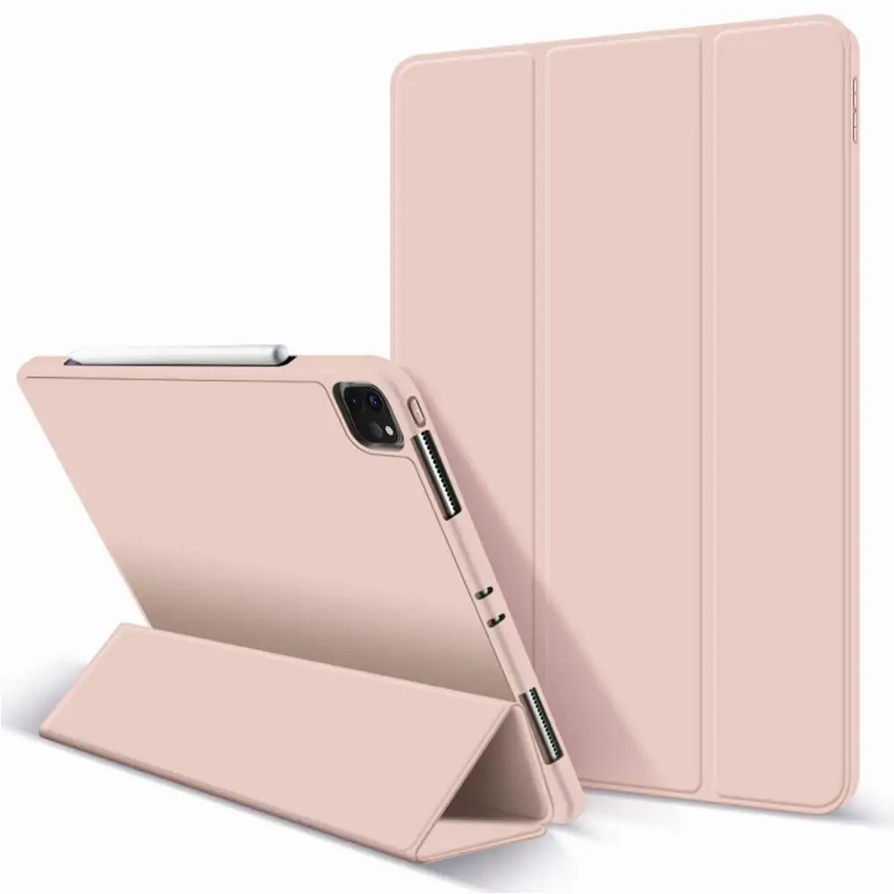 Case Slim Stand Hard Back Shell Tablet Cover Tpu Leather Tablet Case For Apple Ipad Pro 11 10.2 Case Cover