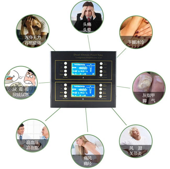 Multifunction high effect life foot detox pad machine  array