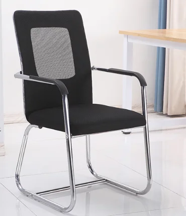 Metal leg fixed office home comfortable modern brand leisure mesh visitors chair