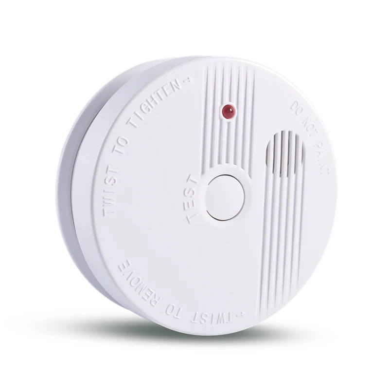 Hot sale standalone smoke detector 10 years life DC 9V battery smoke alarm EN14604 fire alarm for hotel security