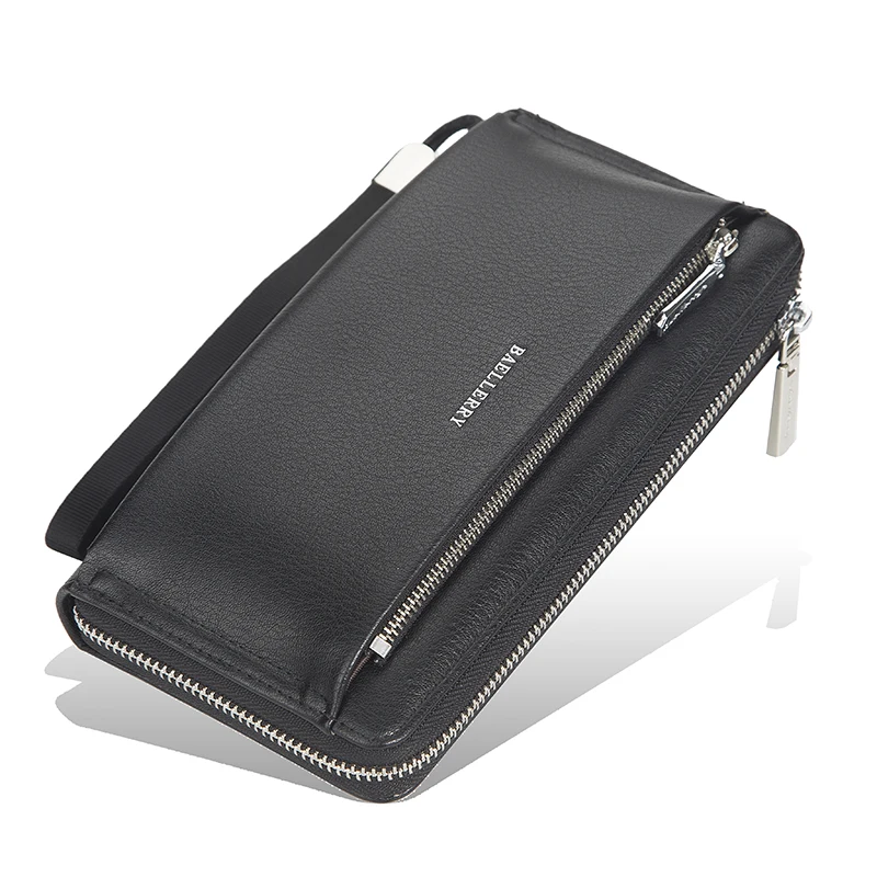 Long Men Wallets Fashion New Card Purse Multifunction Organ Leather Wallet For Male Zipper Wallet With Coin Pocket