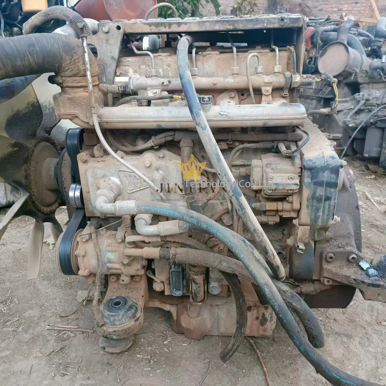 Оригинальный б/у двигатель JC B 444 для экскаватора JCB