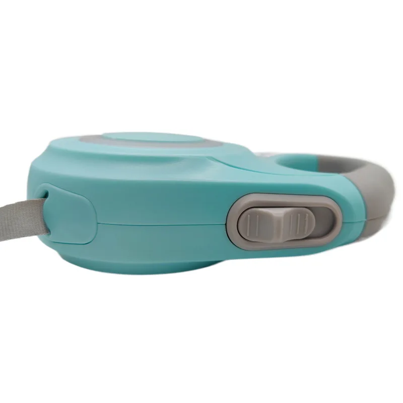Factory Custom New Design 3/5m Automatic LED Flash Light Large Retractable Pet Dog Outdoor Leash