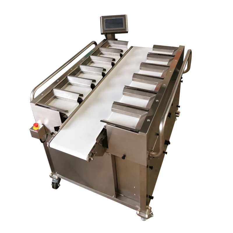CE Certification Conveyor Belt Check Weigher For Packing Machine Semi-automatic Combined Weighing 12 Plates Combination Scale