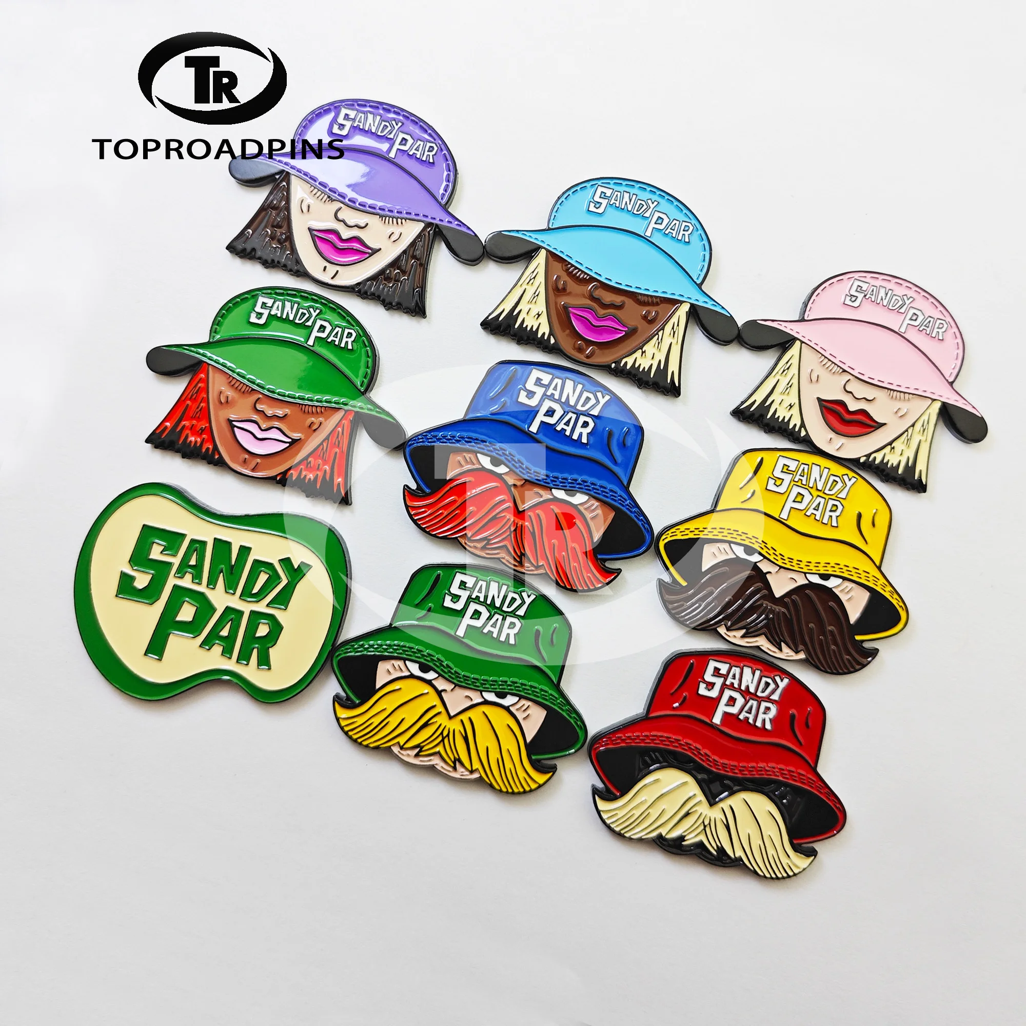 Best Selling Original Design Wholesale Price Funny China Factory Golf Ball Marker Magnets