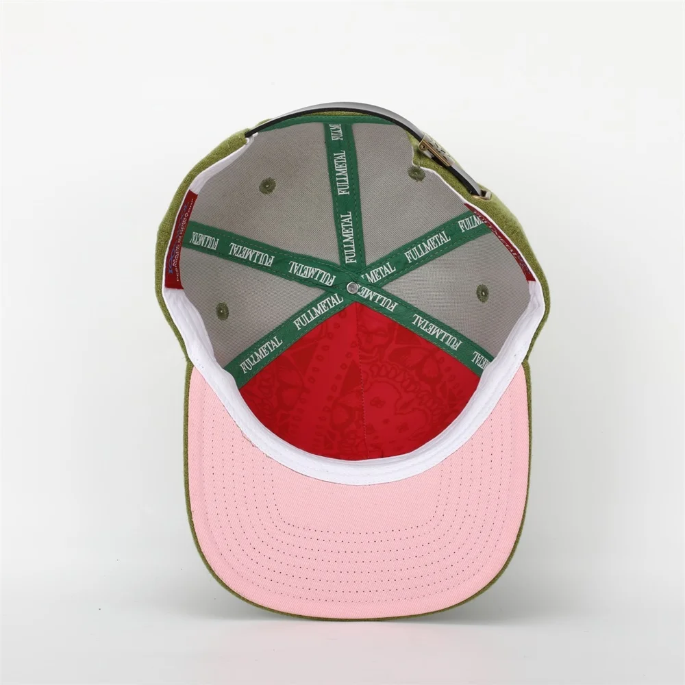 Wholesale Custom Mens High Quality 6 Panel 3D Embroidery Logo Wool Hip Hop Hat,Leather Strap Flat Bill Gorras Snapback Cap