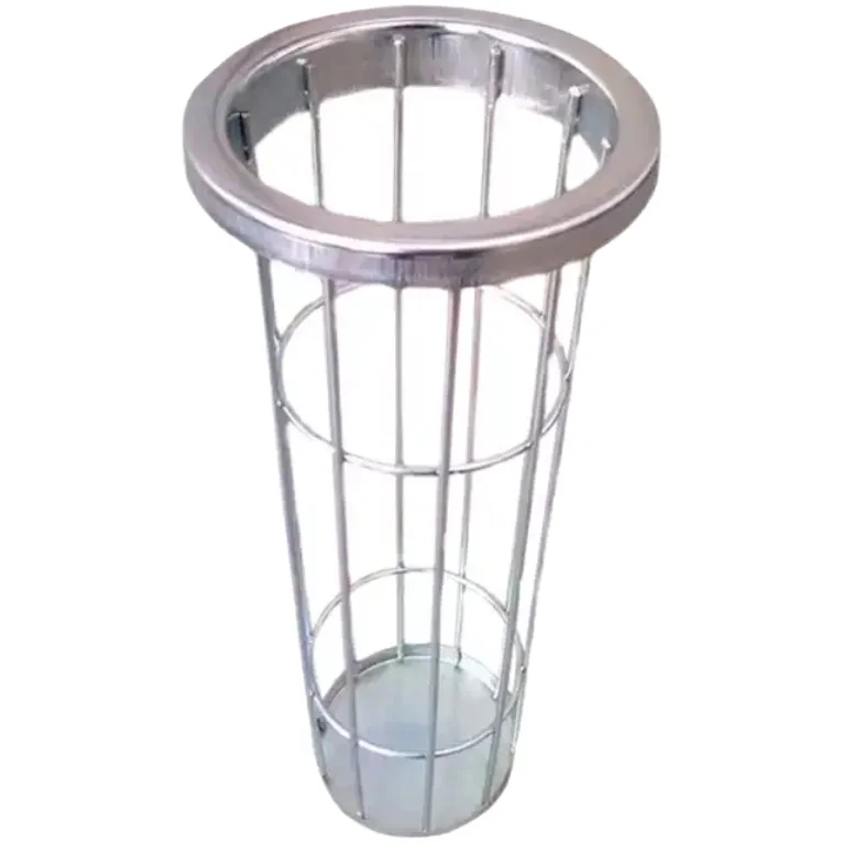 Industrial dust collector skeleton filter bag cage with Venturi tube corrosion resistance