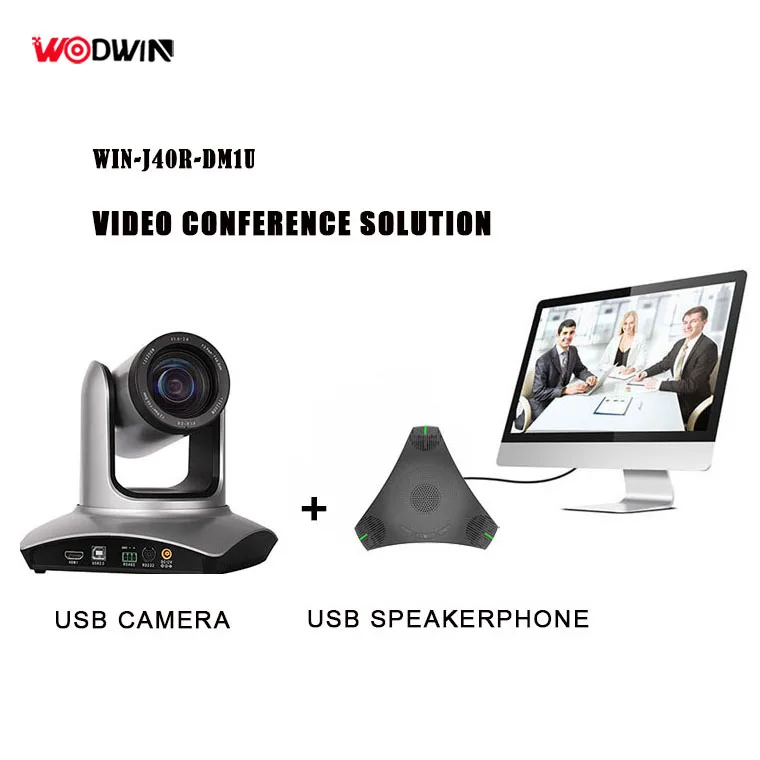 WODWIN 12X зум 72 5 градусов широкоугольная hd ptz видеокамера для видеоконференций с микрофоном акустическая система проводной микрофон