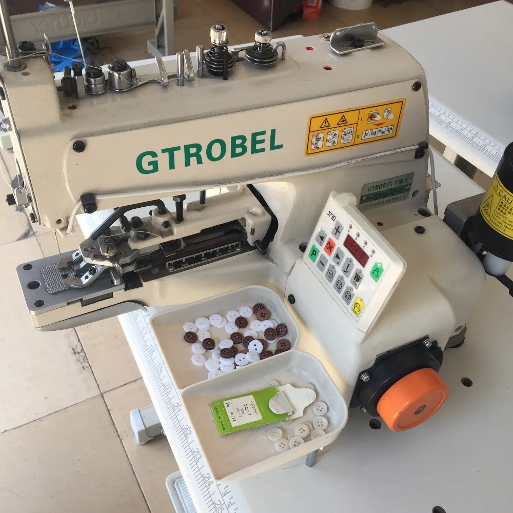 Gtrobel373d Industrial Direct Drive Button Attaching Sewing Machine