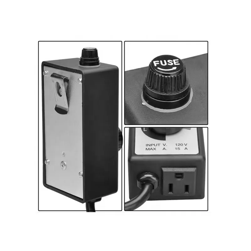 American standard plug 110v Electronic Single Phase Dc Ac Motor Variable Speed Fan Controller for duct fan