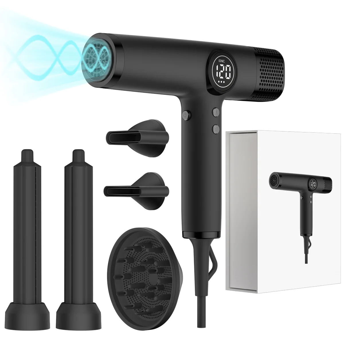 Hot Selling High Speed BLDC Motor Hair Dryer for Home Use 110000rpm Negative Ion Blow Dryer