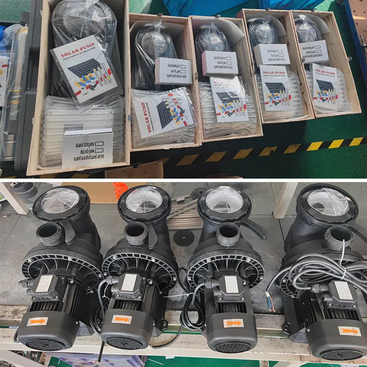 2 HP Solar Pump for Pool Solar AC DC Water Pump 1.5 kW Swimming Pool Solar Pump