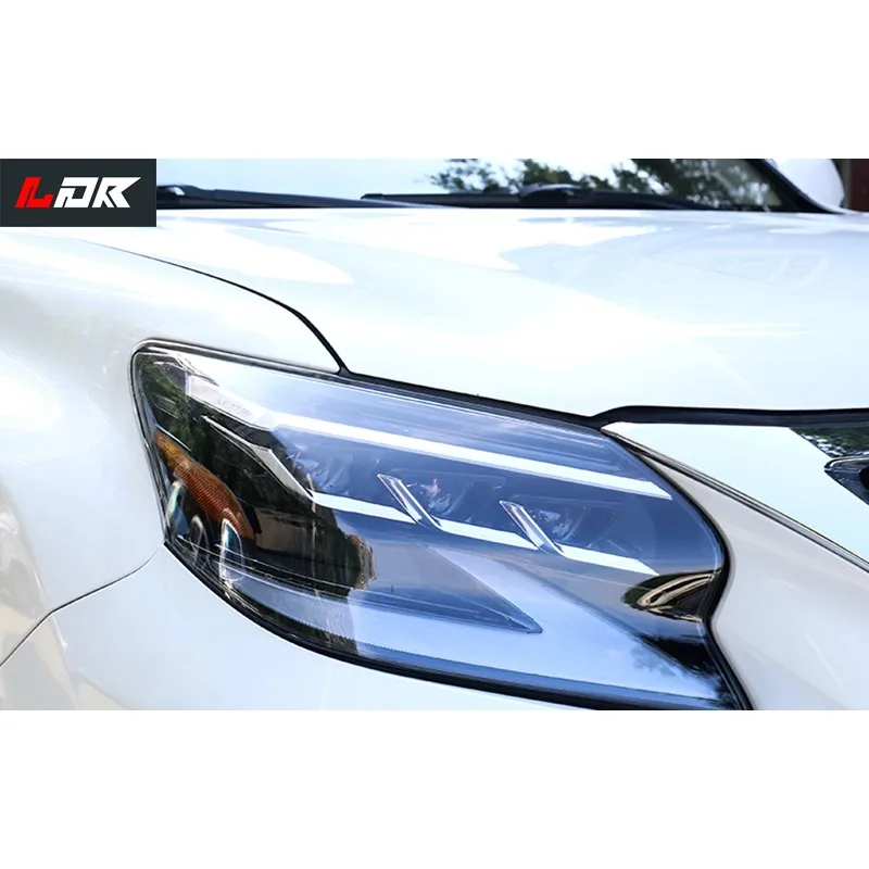 For Lexus 10-17 GX 460 old style change to 18-20 latest style with front and rear bumper assembly and headlamp and taillamp