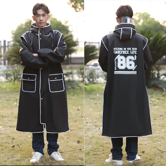 OEM/ODM Plastic Emergency Waterproof Overall Poncho Custom Raincoat Rain Coat Clothing Rain Disposable Hood Ponchos For Adults