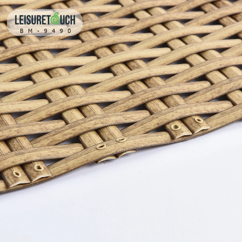 Mix Colors Outdoor Furniture Weaving Material sofa rattan wreaths webbing strips pvc rattan material