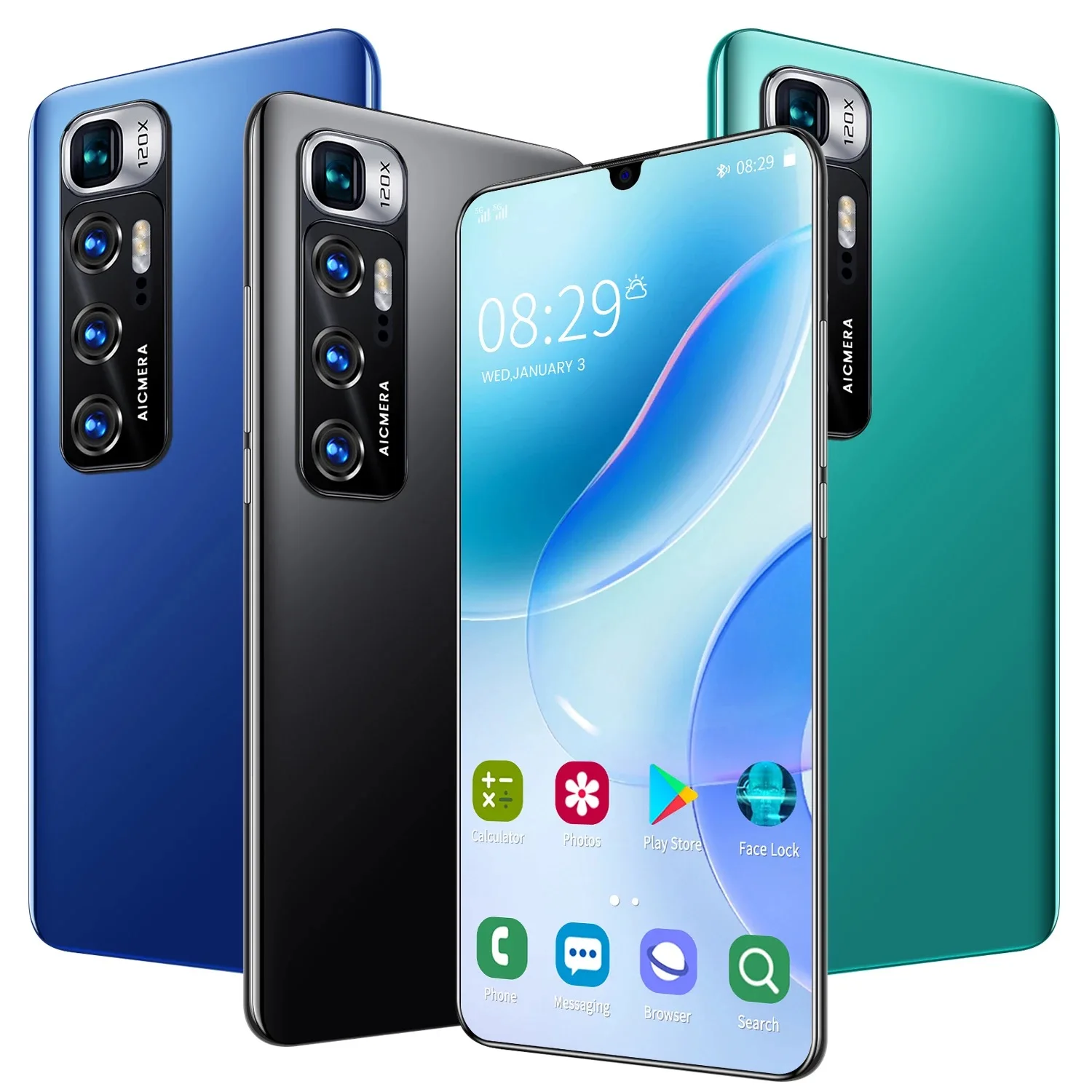 Новый Оригинальный разблокированный смартфон Mi M11 Pro 12 + 512 Гб с двумя Sim-картами разблокировка по лицу Android 10 03G.4G мобильный