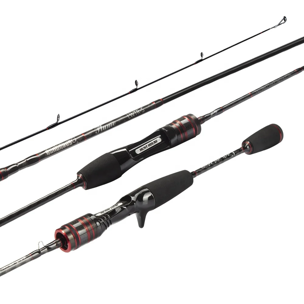 Hunthouse Wholesale 2 section fishing rod  1.68m casting rod trout fishing ultra light spinning rod