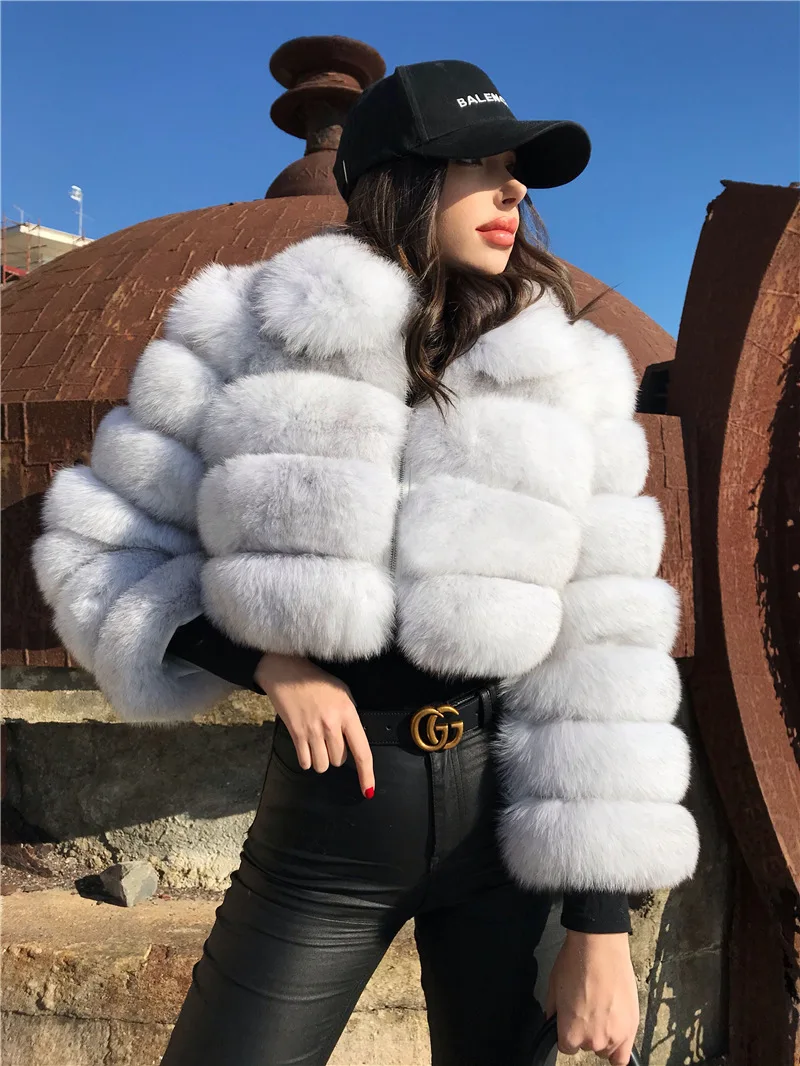 New wholesale factory supply warm  Multiple Colors faux fur coats for ladies